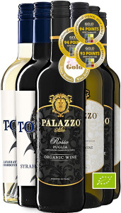 Proefpakket Biologische wijn Palazzo en Tonno Zuid-Italië